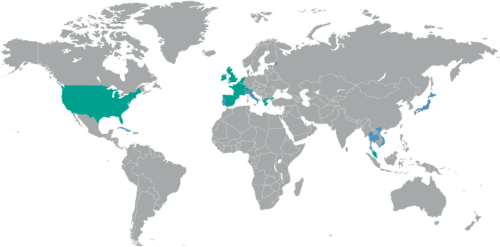 carte du monde voyages