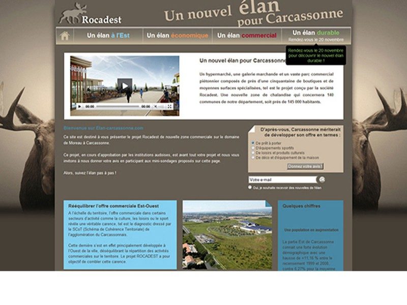 élan carcassone site communication